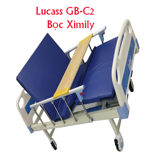 Giường bệnh 2 tay quay Lucass GB-9E(GB-C2)